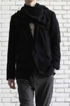 Marc Le Bihan Wool Blazer Flowing Silk 1320 Black